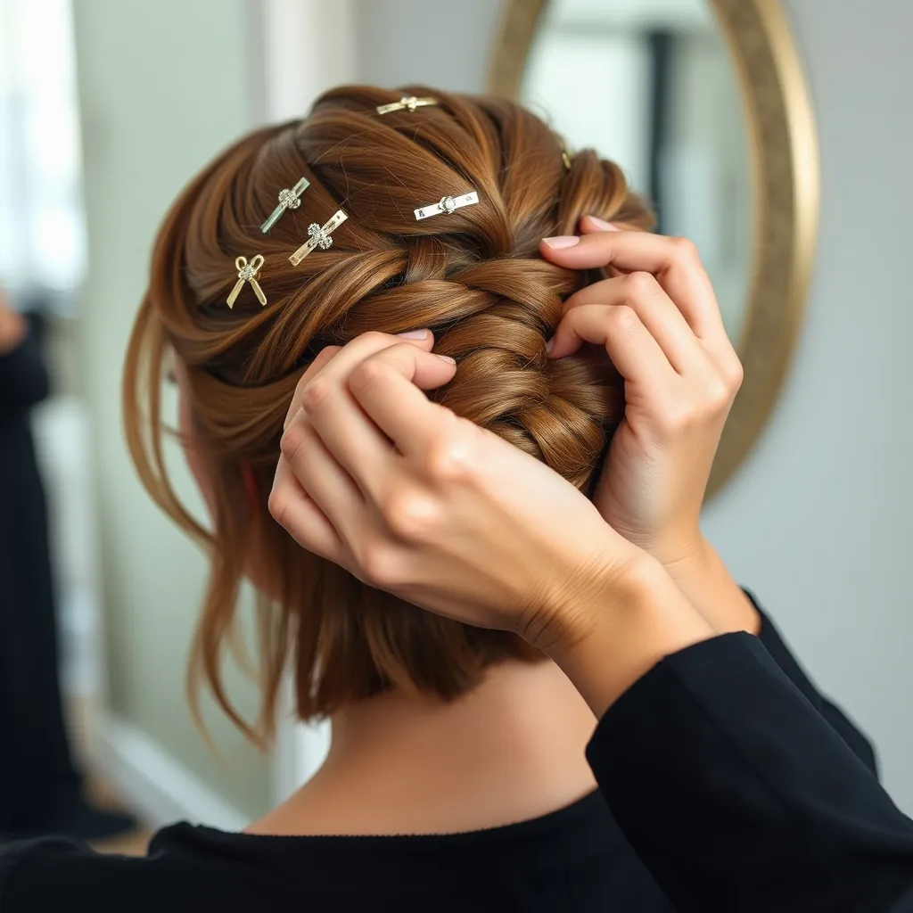 Porady na upięcie włosów do ramion