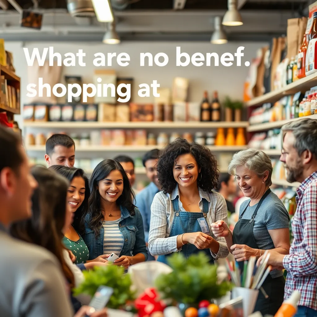 Jakie są zalety robienia zakupów w lokalnych sklepach?